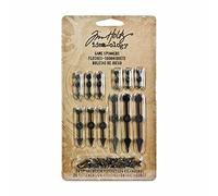 Tim Holtz Idea-Ology Game Spinners with Fasteners 0.75 to 2.25-inch 2, Pack of 4 Antique Nickel/Brass and Copper, Silver, Bronze, Pewter
