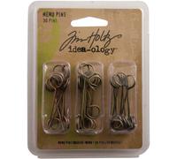 Tim Holtz idea-ology Memo Pins, Pack of 30, Brown