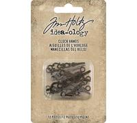 Tim Holtz Idea-Ology Metal Clock Hands - 12pcs Assorted Sizes TH93693