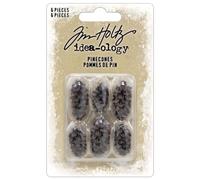 Tim Holtz Idea-Ology Pinecones-6/Pkg TH94356