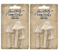 Tim Holtz idea-Ology Resin Toadstools (TH94082) 1 Pack
