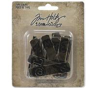 Tim Holtz Idea-Ology Type Chips IDEA-OLOG 42/PKG, One Size