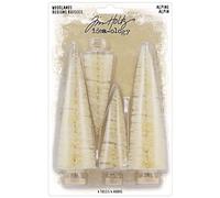 Tim Holtz Idea-ology Woodland Trees Alpine, 4/Pkg