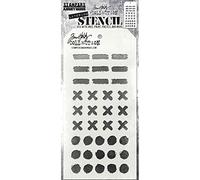 Tim Holtz Layered Stencil 4.125"X8.5"-Markings