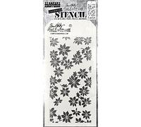 Tim Holtz Layered Stencil 4.125"X8.5"-Tiny Poinsettia