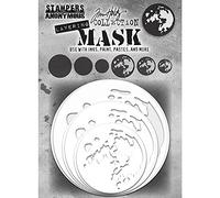 Tim Holtz Layering Mask Set 6/Pkg-Moon