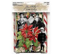 Tim Holtz Layers Paper Dolls - Christmas