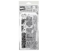 Tim Holtz Mixed Media Stamps & Stencil - Set #23
