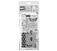 Tim Holtz Mixed Media Stamps & Stencil - THMM111