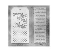 Tim Holtz Mixed Media Stamps & Stencil - THMM113