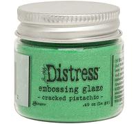 Tim Holtz - Ranger Ranger-Tim Holtz Distress Embossing Glaze-Cracked Pistachio, 1 oz jar