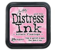 Tim Holtz - Ranger Tim Holtz-Distress Ink Pad-Kitsch Flamingo, 3 x 3