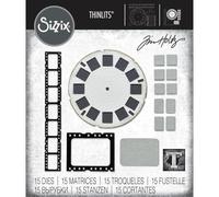 Tim Holtz Sizzix Thinlits Dies - Vault Picture Show - 666602-15 Dies