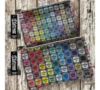 Tim Holtz Small & Medium Distress Zipper Bag Bundle - Includes 1 Each: Small 5x8, Medium 6x10