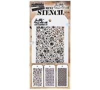 Tim Holtz - Stampers Anon Mini Stencil, Set #46, One Size
