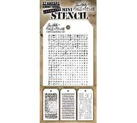 Tim Holtz - Stampers Anon MINI Stencil, Set #48, One Size