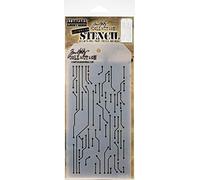 Tim Holtz - Stampers Anon Stencil, Circuit-Layered, One Size