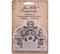 Tim Holtz TH93138 idea-ology Clipboard Clip, Pack of 2, Silver