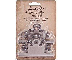 Tim Holtz TH93138 idea-ology Clipboard Clip, Pack of 2, Silver