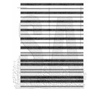 Tim Holtz Ticking + Grain Cling Stamp Set - Carnora Mesh Storage Bag, September 2023 Release (CAR2CMS475)