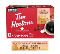 Tim Hortons 12ct KCUPS Light Roast Rocky Mountain Sunrise 100% Arabica Coffee
