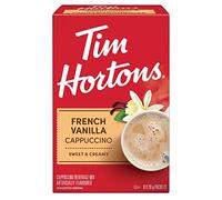 Tim Hortons French Vanilla Cappuccino Packets, French Vanilla Cappuccino, 8 Count