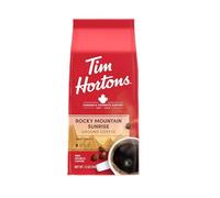 Tim Hortons Ground Bag 12oz Lightly Roasted Rocky Mountain Sunrise 100% Arabica Coffee