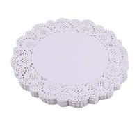 Tim&Lin White Lace Paper Doilies - 12 inch Round Paper Doilies - Disposable Paper Placemats - for Wedding, Birthday, Cakes, Desserts, Tableware Food Decoration, Pack of 100