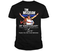 Tim McGraw 28th Anniversary 1992 2020 Thank You for Your Memories Shirt Black