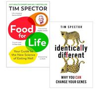 Tim Spector Collection 2 Books Set (Food for Life The New Science of Eating Well & Identically Different)