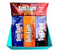 Tim Tam Australian Biscuits Hamper | Homesick Aussie Kiwi Food | Sweet & Salty, Chewy Caramel, Dark, Extra Chocolaty | Gifts for Men or Women