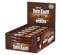 Tim Tam Original Chocolate Biscuits Twin Pack 36g - Individually Wrapped Snack Size Cookies, Ideal for Lunchboxes & Sharing - Bulk Pack 30 x 36g
