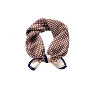Tim & Tina Square 100% Mulberry Silk Hair Scarf Head Sleeping Wrap Satin Head Scarf for Women, S33 Red Circles, Square
