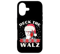 Tim Walz Deck the Walls Funny Ugly Sweater Case for iPhone 17