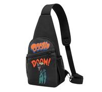 Timbaillery MF Rapper Dŏom Casual Crossbody Sling Bag - Hip-Hop Inspired Shoulder Bag - Streetwear Bag for Men and Women - Everyday Travel, Festival, Concert Accessory