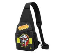 Timbaillery MF Rapper Dŏom Casual Crossbody Sling Bag - Hip-Hop Inspired Shoulder Bag - Streetwear Bag for Men and Women - Everyday Travel, Festival, Concert Accessory