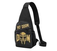 Timbaillery MF Rapper Dŏom Casual Crossbody Sling Bag - Hip-Hop Inspired Shoulder Bag - Streetwear Bag for Men and Women - Everyday Travel, Festival, Concert Accessory