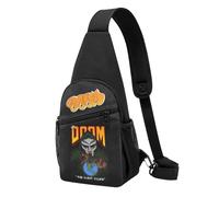 Timbaillery MF Rapper Dŏom Casual Crossbody Sling Bag - Hip-Hop Inspired Shoulder Bag - Streetwear Bag for Men and Women - Everyday Travel, Festival, Concert Accessory