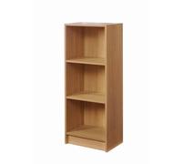 Timber Art Design 3 Tier Medium Narrow Bookcase Shelving Unit Living Room Office Bedroom