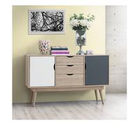 Alford 2 Sideboard With 2 Door And 3 Drawes, Brown
