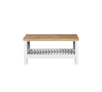 Timber Art Design Astbury Coffee Table Living Room Open Storage Furniture
