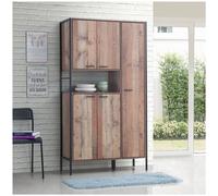 Timber Art Design Kitchen Dresser Dining Room Display Larder Cabinet Pantry Cupboard in Light Oak Timber Art Design Light Oak
