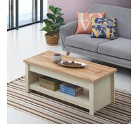 Timber Art Design Lisbon Lift Up Coffee Table Cream