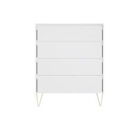 Timber Art Design Monaco 4 Drawer Chest In White