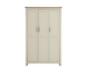 Timber Art Design The Lisbon Cream 3 Door Wardrobe