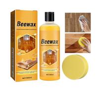 Timber Conditioner - Natural Beeswax, Deep Grain Nutrient Salve, Glossy Rejuvenation Wax, Protective Sealing Function, Wood Care Supply, Clear Tin for Mahogany Oak Pine Cedar
