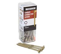Timber Connector Screws 6 X 60 (25PK) | Screws Wood Fasteners/Hardware, 25 X Qty - TCN60060B