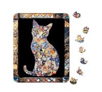 Timber Creature Riddles - Solid Engaging Academic Playthings, Humorous Enigmas Feline Tabletop Match, Strong Weight Forest Study Kit, Robust Beech Intelligence Challenge, Organic Mental Maze