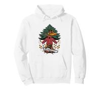 Timber Faller Chainsaw Tree Rings Minimalist Art Logger Pullover Hoodie