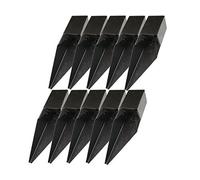 Timber Fence Post Repair Spur 3" (Pack of 10 Wedge Grip Metal Support 75MM)